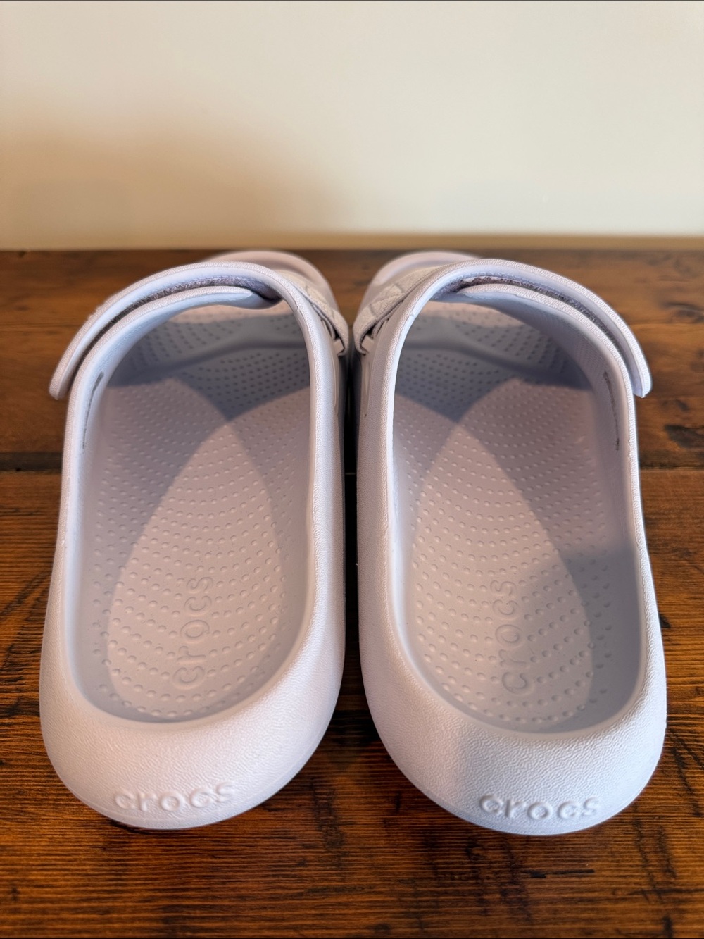 Crocs Mellow Luxe Recovery Athleisure Slide Purple Moon Men’s 6 Women’s 8 - Picture 4 of 8
